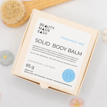 Indlæs billede til gallerivisning Beauty Made Easy Solid Body Balm 85g – Duftfri Kroppleje Beauty Made Easy