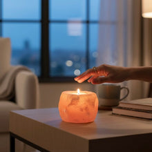 Indlæs billede til gallerivisning Himalaya Salt Lysestage – 10 cm gauasha.com