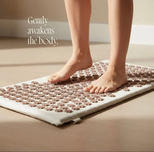 Indlæs billede til gallerivisning Akupressursæt med måtte og pude – Beige/Brun gauasha.com