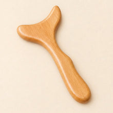 Indlæs billede til gallerivisning Stor Gua Sha-massager i træ til kroppen gauasha.com