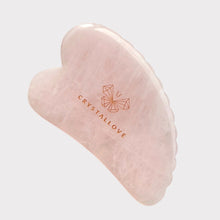 Indlæs billede til gallerivisning Crystallove 3D Gua Sha - Rosa Kvarts gua sha gauasha.com