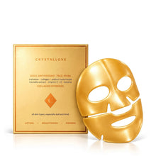 Indlæs billede til gallerivisning Crytsallove - Hydrogel antioxidant ansigtsmaske med kollagen, vitamin C og E gauasha.com