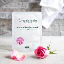 Indlæs billede til gallerivisning Organic Konjac Mask - Rose gauasha.com