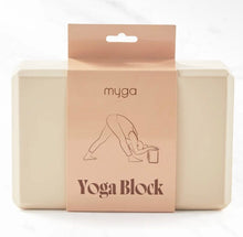 Indlæs billede til gallerivisning Yogablok i Hård Skum – Beige gauasha.com
