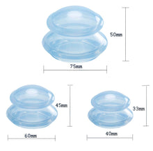 Indlæs billede til gallerivisning Cuppingsæt til kroppen fra Crystallove - lyseblå cupping sæt gauasha.com
