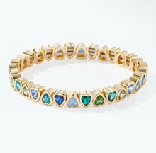 Indlæs billede til gallerivisning Elastik armbånd med sten - multi blå gauasha.com
