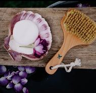 Vegansk krops børste med skaft gauasha.com