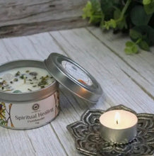 Indlæs billede til gallerivisning Duftlys med krystaller -Florida Water - spiritual healing gauasha.com

