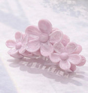 Hårklemme Flower, perlemor rosa gauasha.com