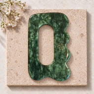RU-YI Body Flow Gua sha - Dark Jade gauasha.com