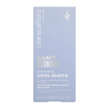 Indlæs billede til gallerivisning Lee Stafford Bleach Blondes Ice White Toning Cool Shots – 4x15ml gauasha.com

