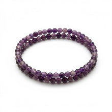 Indlæs billede til gallerivisning Amethyst armbånd – 4 mm perler gauasha.com
