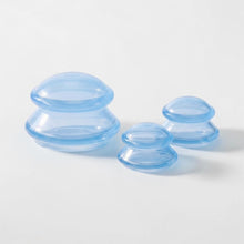 Indlæs billede til gallerivisning Cuppingsæt til kroppen fra Crystallove - lyseblå cupping sæt gauasha.com
