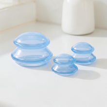 Indlæs billede til gallerivisning Cuppingsæt til kroppen fra Crystallove - lyseblå cupping sæt gauasha.com
