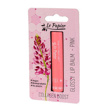 Indlæs billede til gallerivisning Le Papier - Collagen Boost - Glossy Lip Balm - Pink gauasha.com

