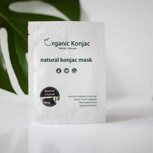 Indlæs billede til gallerivisning Organic Konjac Mask - Bamboo Charcoal gauasha.com
