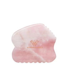 Indlæs billede til gallerivisning Crystallove Contour Gua Sha - Rosakvarts gauasha.com
