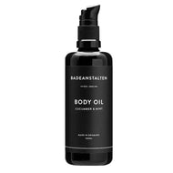 Badeanstaltens kropsolie med agurk/mynthe - god til body gua sha gauasha.com