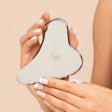 Indlæs billede til gallerivisning CRYSTALLOVE Body Gua Sha i rustfrit stål gauasha.com
