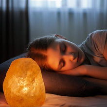 Indlæs billede til gallerivisning Himalaya Saltlampe med ledning og pære - 20 cm gauasha.com
