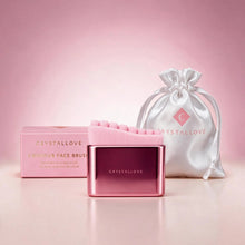 Indlæs billede til gallerivisning Crystallove face contour brush pink gauasha.com
