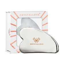 Indlæs billede til gallerivisning Crystallove Gua Sha - rustfri stål - NYHED gauasha.com
