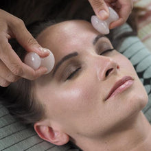 Indlæs billede til gallerivisning Gua-sha Eye Buds set - Rosakvarts - gauasha.com gauasha.com
